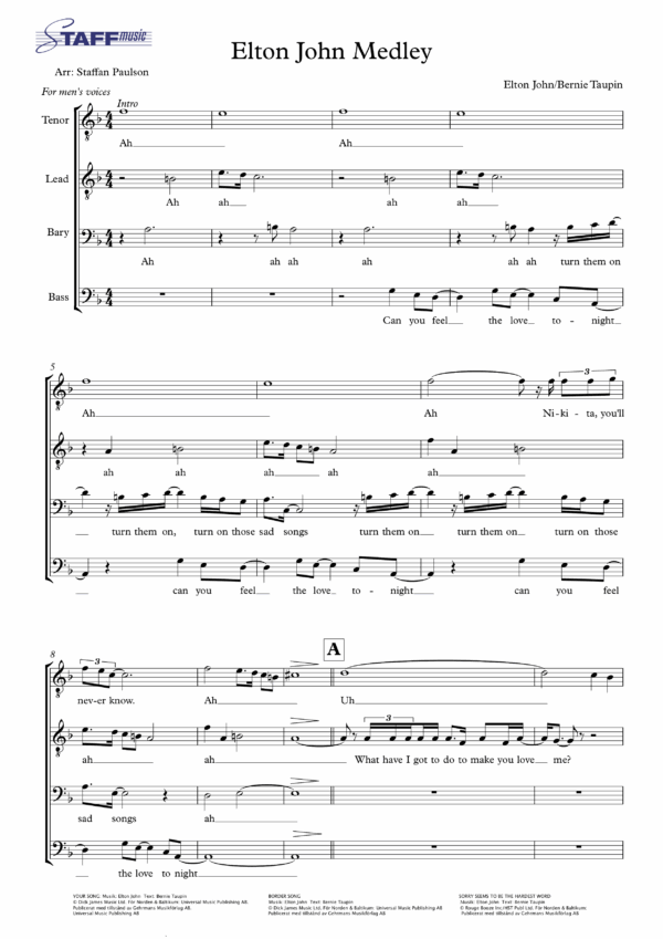 Elton John Medley